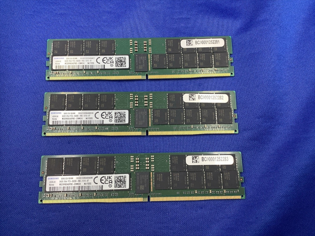 M329R8GA0PB0-CWM  SAMSUNG 64GB (1X64GB) 2RX4 PC5-5600B RDIMM MEMORY