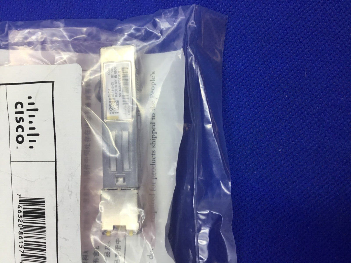 GLC-T Cisco 1000BASE-T SFP+ RJ-45 30-1410-03 or 30-1410-04 TRANSCEIVER