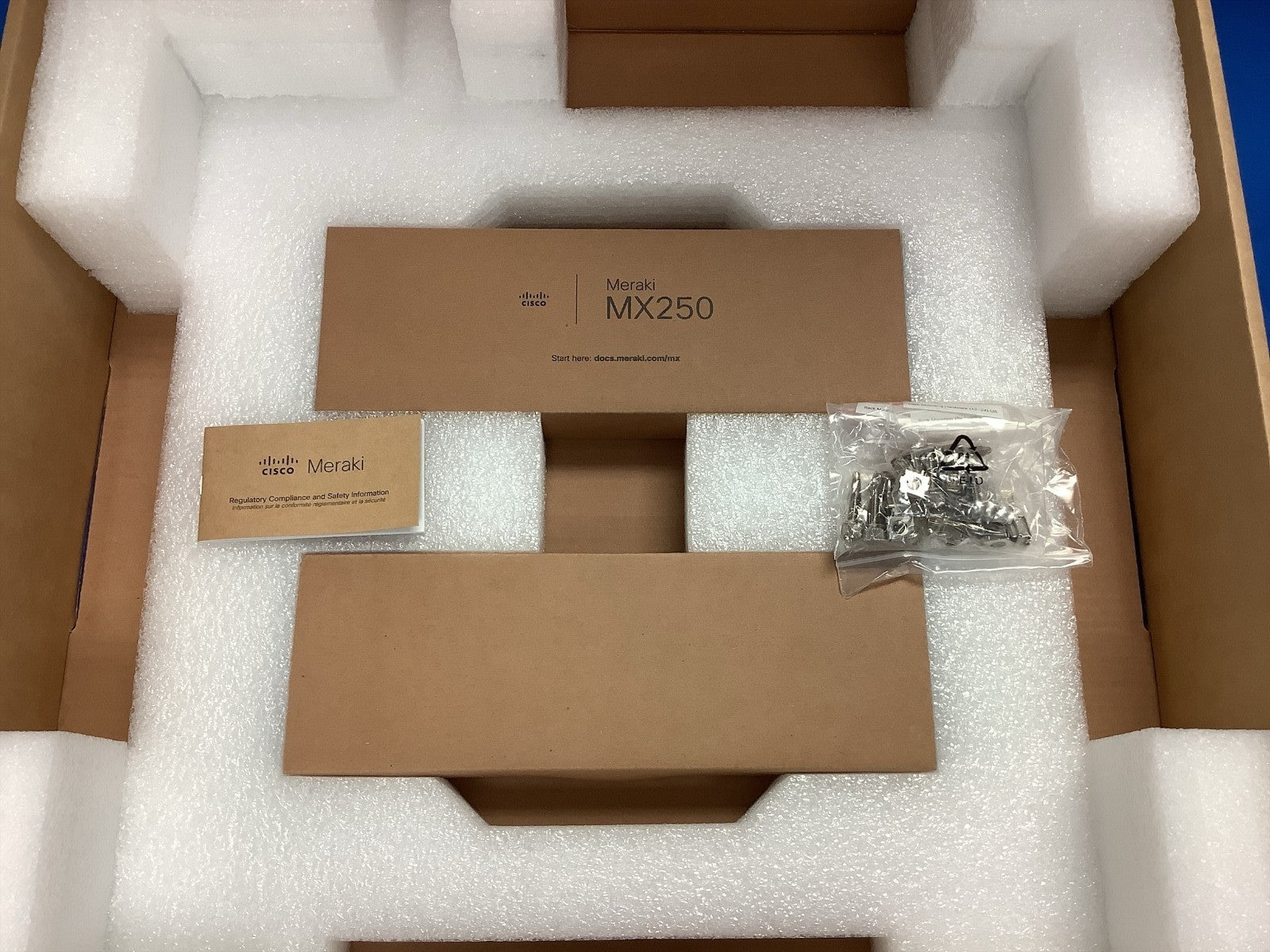 MX250-HW CISCO Meraki MX250 Cloud Managed security appliance A90-56200 UNCLAIMED