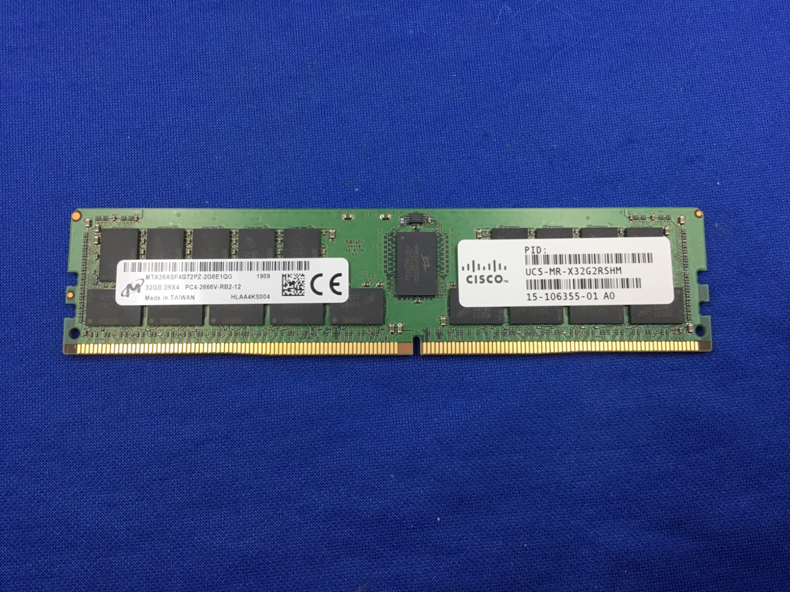 UCS-MR-X32G2RSHM Cisco 32GB 2RX4 PC4-2666V DDR4 RDIMM MEMORY
