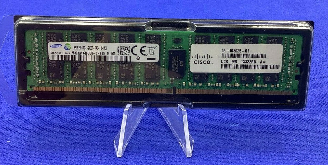 UCS-MR-1X322RU-A CISCO 32GB (1X32GB) 2RX4 PC4-2133P MEMORY