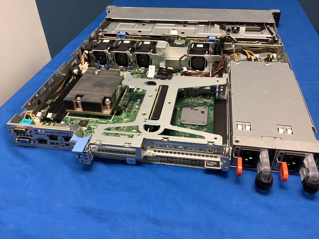 Dell PowerEdge R340 chassis with fans, cables and heatsink No RAM, HDD, CPU, GPU
