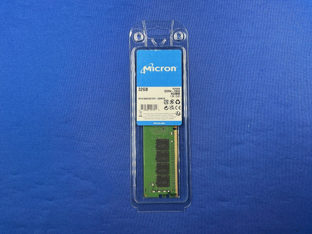 MTA18ASF4G72PZ-2G9B1 MICRON 32GB (1X32GB) 1RX4 PC4-2933Y MEMORY