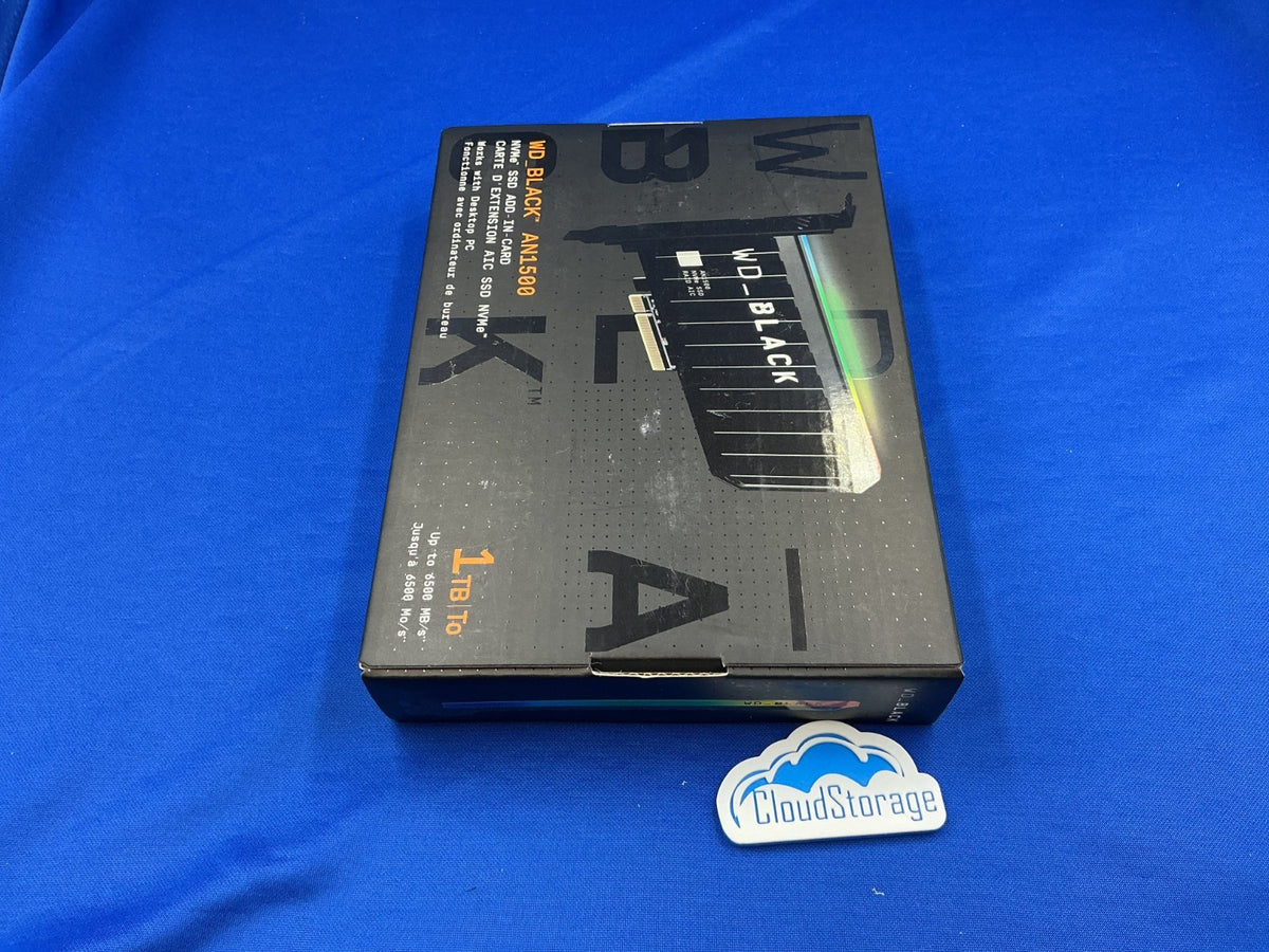 WDS100T1X0L WD BLACK AN1500 NVMe AIC 1TB PCI-Express 3.0 x8 Internal SSD