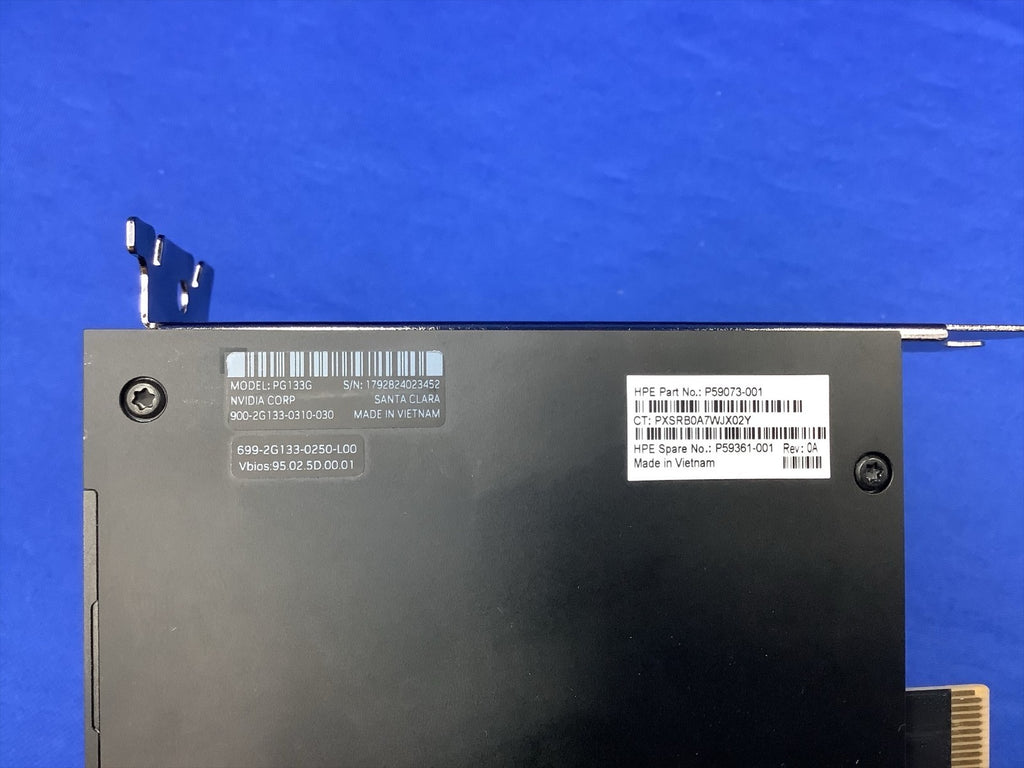 NVIDIA Tesla L40 48GB Deep Learning GPU Computing Graphics Card HP P59073-001