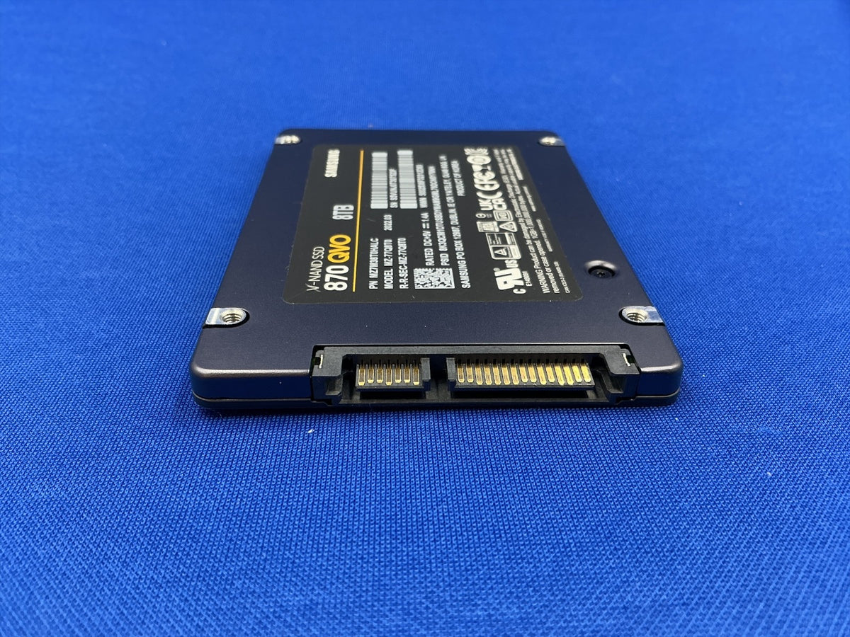 MZ-77Q8T0 Samsung 870 QVO 8TB SATA III 2.5" SSD MZ7M38T0HALC