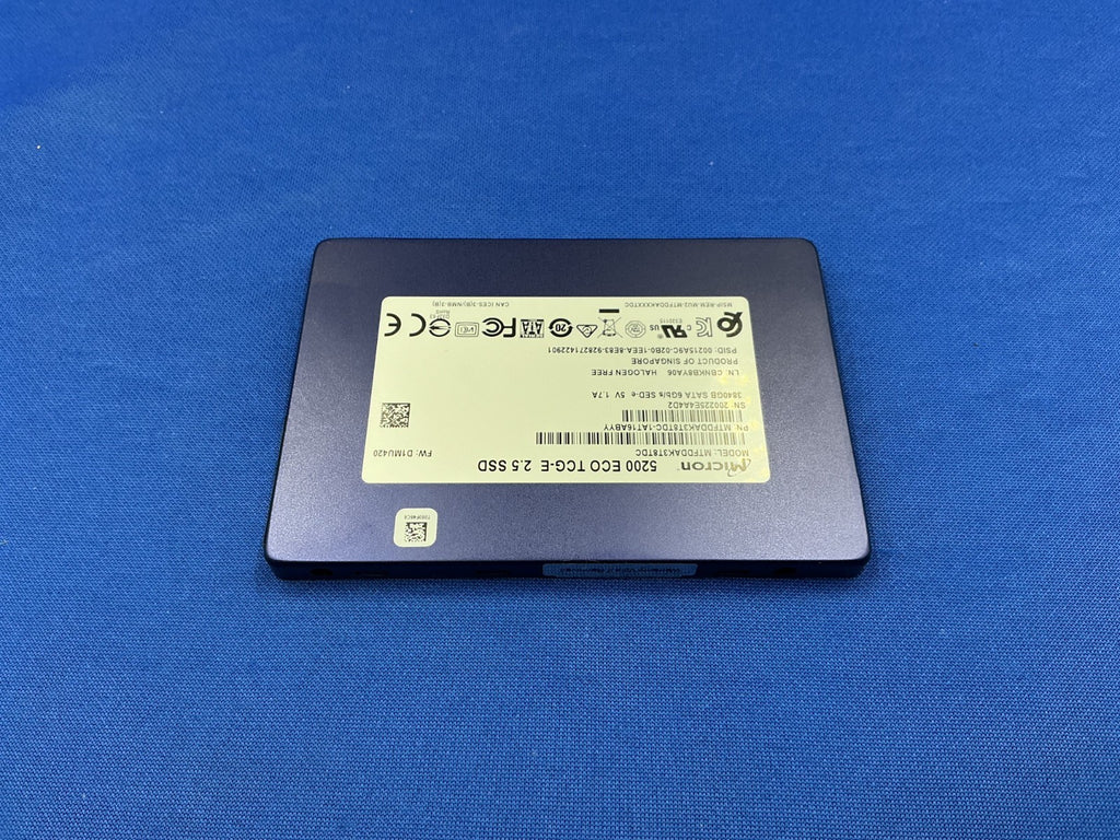 MTFDDAK3T8TDC MICRON 5200 ECO 2.5 3.84TB SATA 6Gb/s 3D  MTFDDAK3T8TDC-1AT1ZABCA