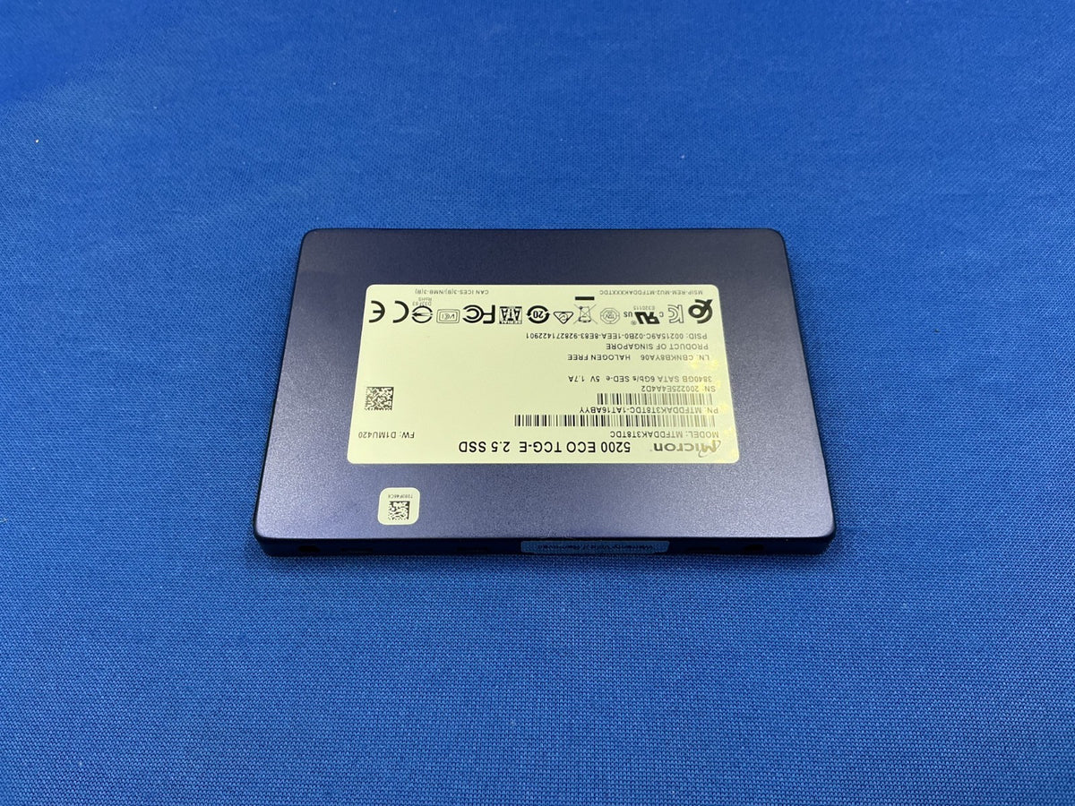 MTFDDAK3T8TDC MICRON 5200 ECO 2.5 3.84TB SATA 6Gb/s 3D  MTFDDAK3T8TDC-1AT1ZABCA