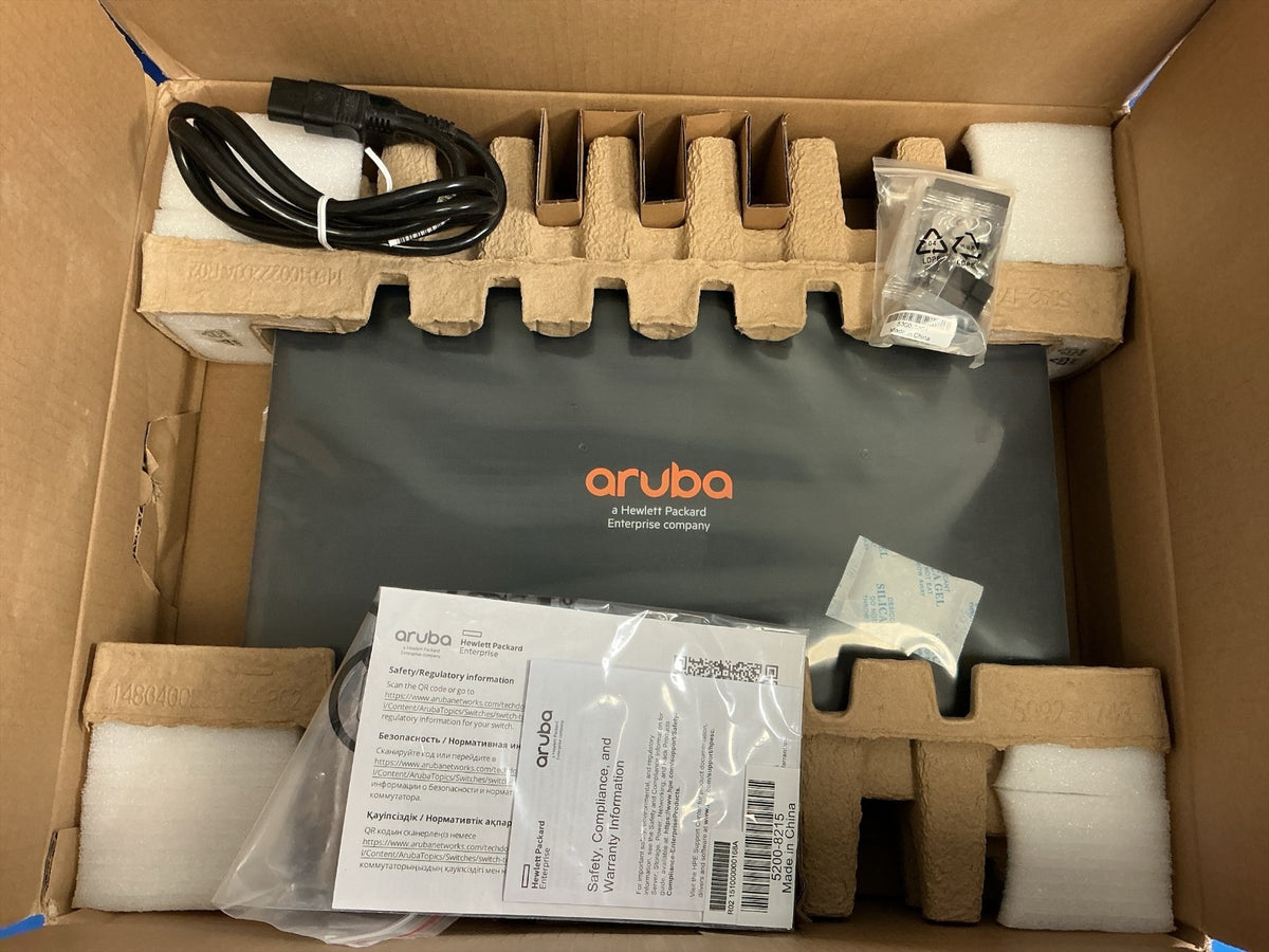 NOB JL677A HPE ARUBA NETWORKING CX 6100 24G CLASS4 POE 4SFP+ 370W SWITCH