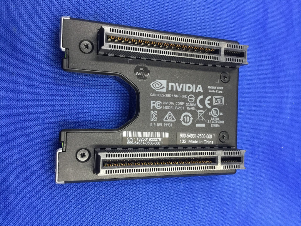 P4931  Nvidia NVLink Bridge 2-Slot Spacing for Quadro GPU 900-54931-2500-000