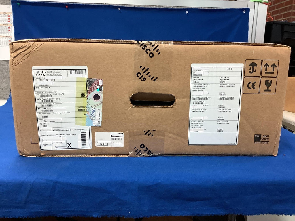 Brand New C9300-48P-E Cisco Catalyst 9300 48 Poe+ Ethernet Ports Managed Switch