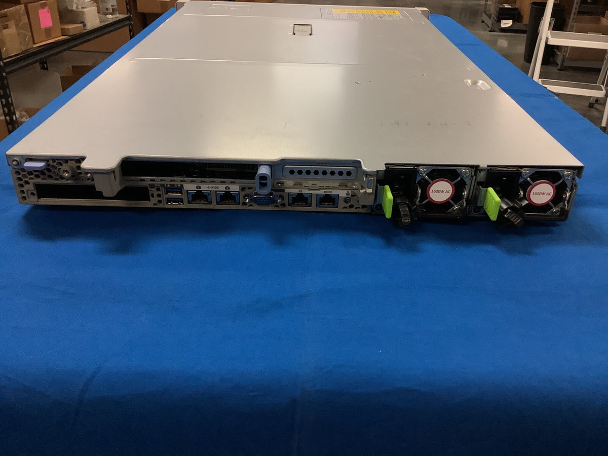 Cisco UCSC-C220-M5SX 10-Bay Barebones Server; MOBO# 15015-1, 2x1600W PSU, Cables