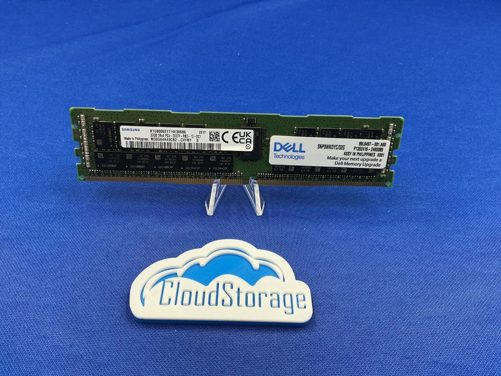 Dell 32GB (1X32GB) 2Rx4 PC4-2933Y MEMORY SNP8WKDYC/32G