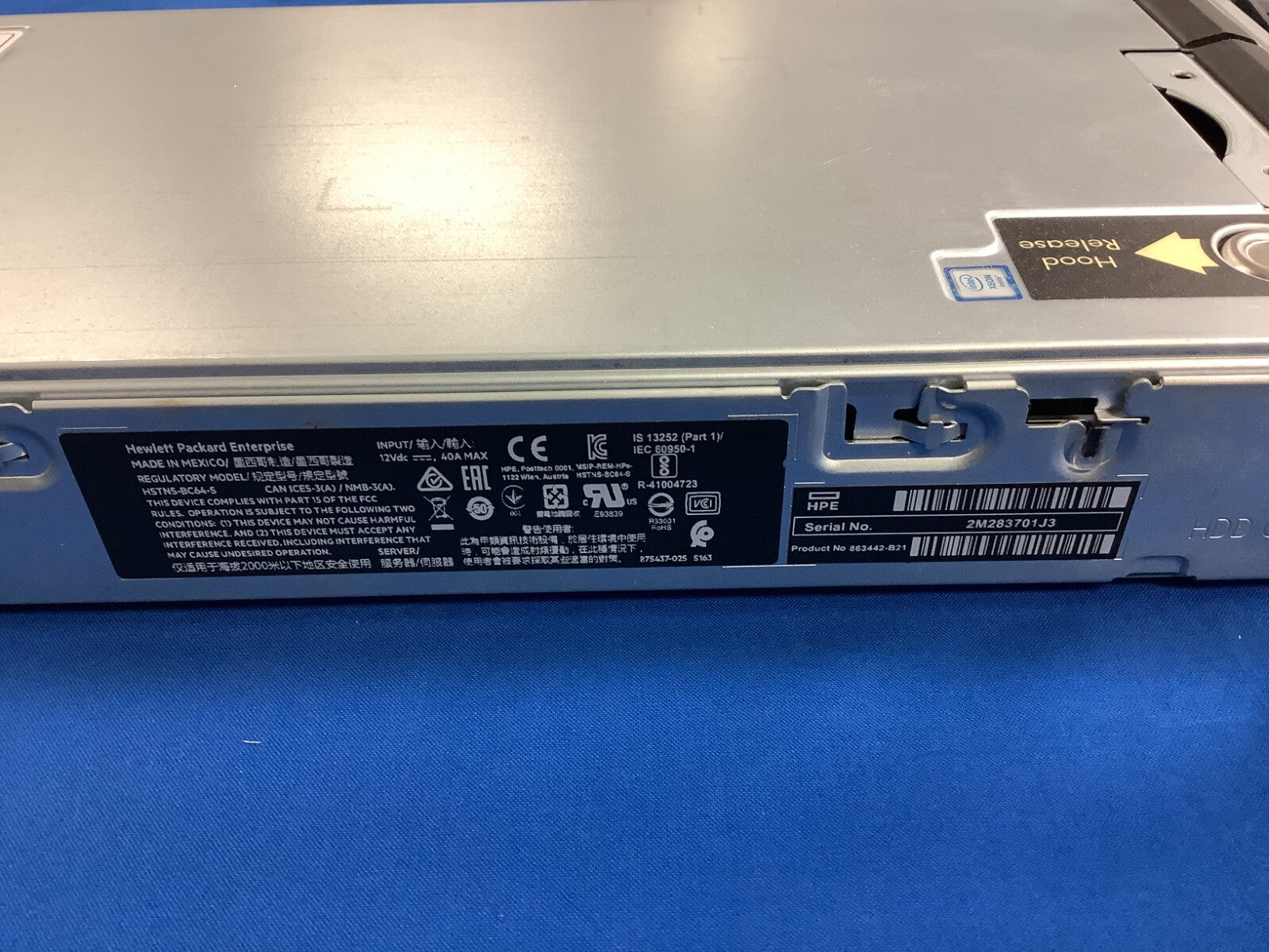 HPE ProLiant BL460c Gen10 10Gb/20Gb FLB P11566-001 CTO Blade Server - 863442-B21