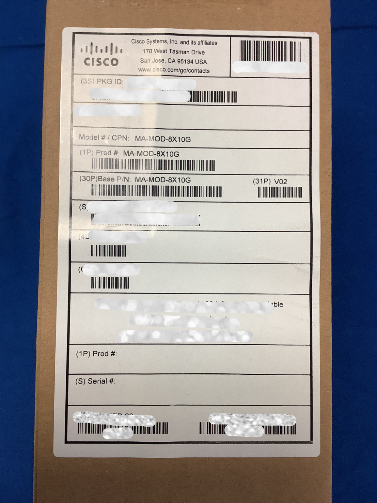 NEW MA-MOD-8X10G Cisco Meraki MS390 models 8 x 10G Uplink Module