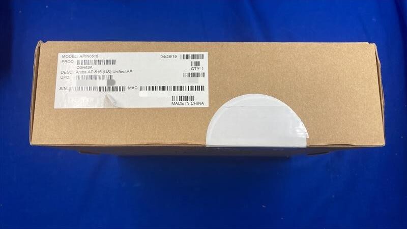 NOB Q9H63A HPE ARUBA Networks AP-515-US WAP APIN0515 Q9H63-61001