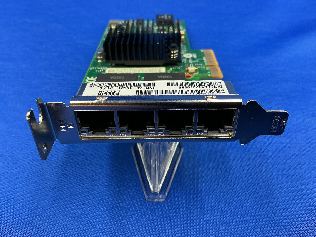 Cisco UCSC-PCIE-IRJ45 Intel I350-T4 Quad Port 1GbE RJ45 PCIe Network Adapter