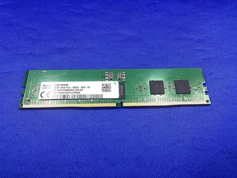 HMCG78MEBRA112N HYNIX 16GB (1x16GB) 1Rx8 PC5-4800E RDIMM MEMORY