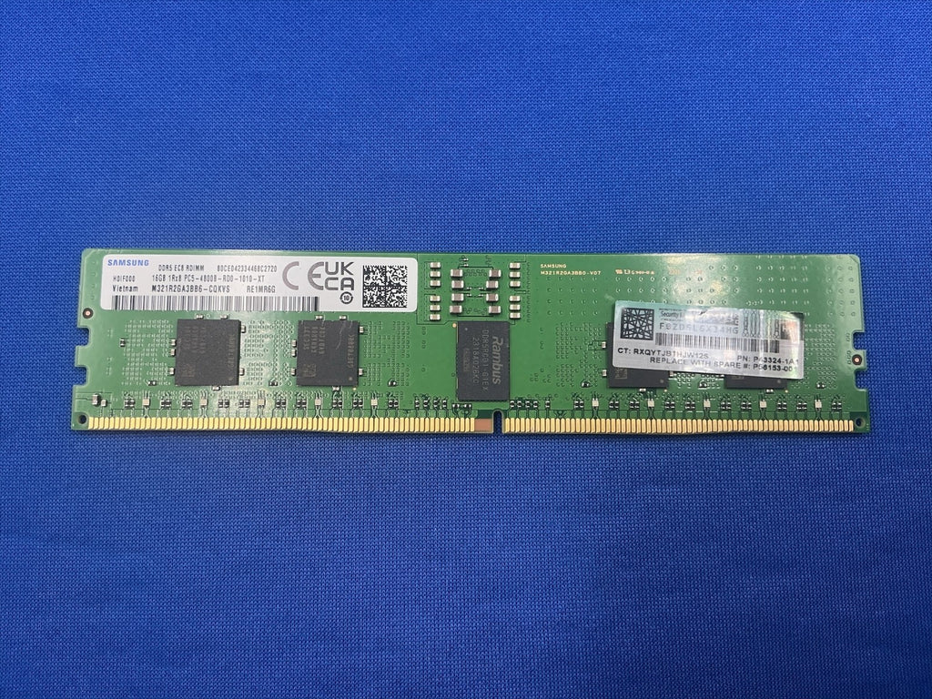 P43324-1A1 HPE 16G (1X16GB) 1RX8 PC5-4800B RDIMM MEMORY P50309-B21