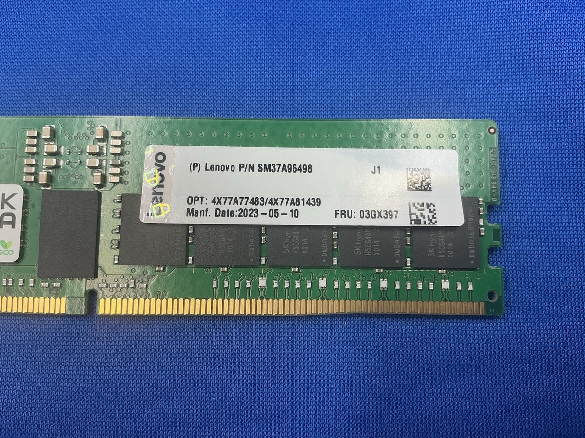 HMCG84MEBQA113N HYNIX 32GB  1RX4 PC5-4800B ECC RDIMM MEMORY LENOVO  03GX397