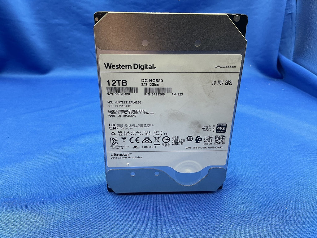 HUH721212AL4200 WD HGST DC HC520 12TB 7.2K SAS 12Gb/s 3.5" 4Kn HDD