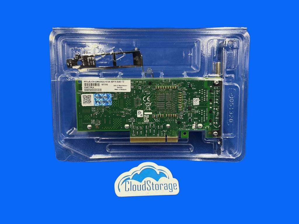 Intel X540-T2 X540T2BLK Dual Port 10GbE RJ45 PCIe x8 Server Network Adapter