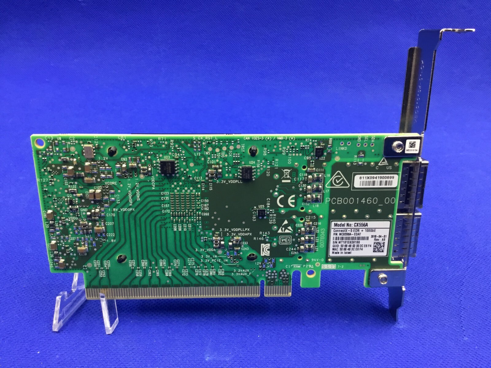 MELLANOX CONNECTX-5 EX VPI 100GB QSFP28 NETWORK ADAPTER