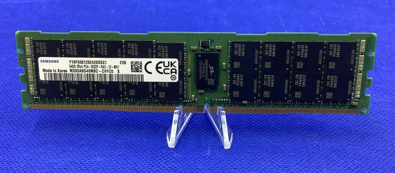 M393A8G40MB2-CVF SAMSUNG 64GB 2RX4 PC4-2933Y 2933 Mbps DDR4 RDIMM MEMORY