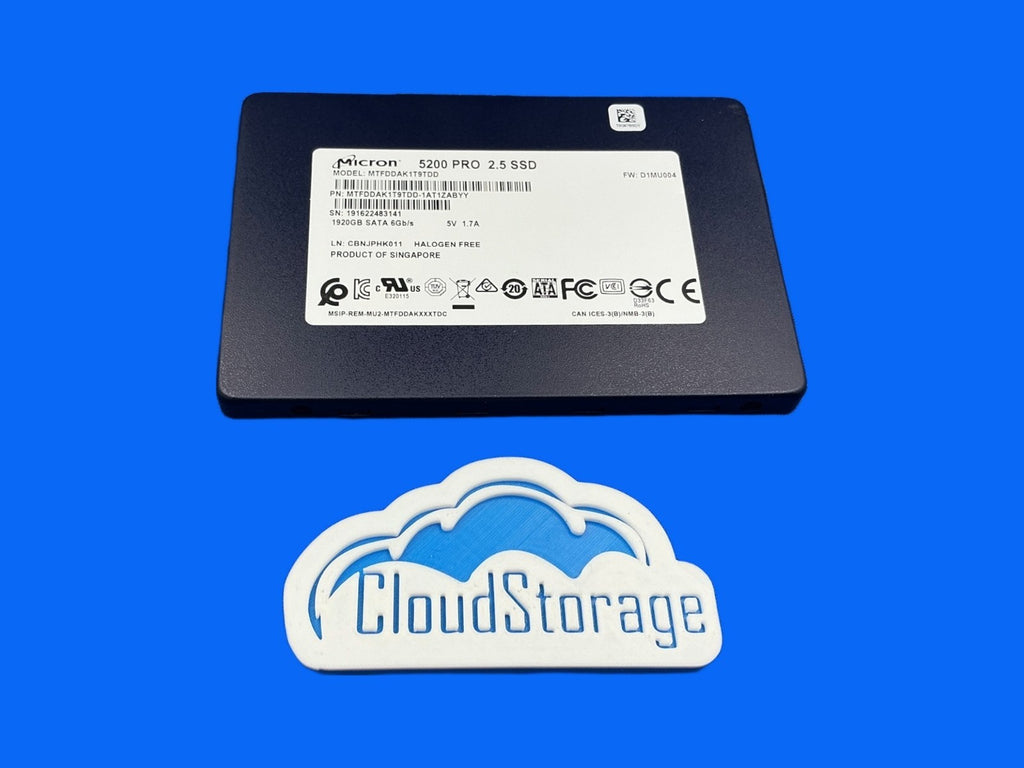 MTFDDAK1T9TDD Micron 5200 PRO 1.92TB SATA 6Gb/s 2.5" Internal SSD