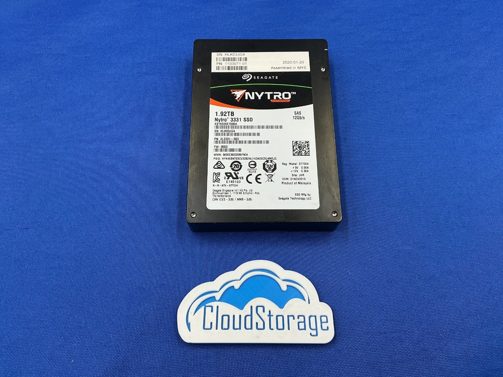 Seagate Nytro 3331 XS1920SE70004 1.92TB SAS 12Gb/s 2.5" Enterprise SSD