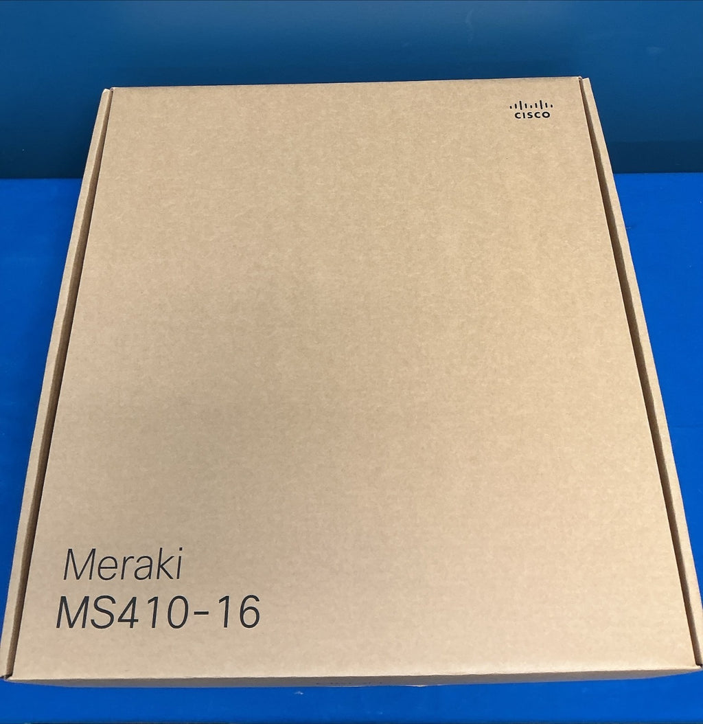 Cisco Meraki MS410-16-HW 16x Gige SFP Cloud Managed Network Switch UNCLAIMED New