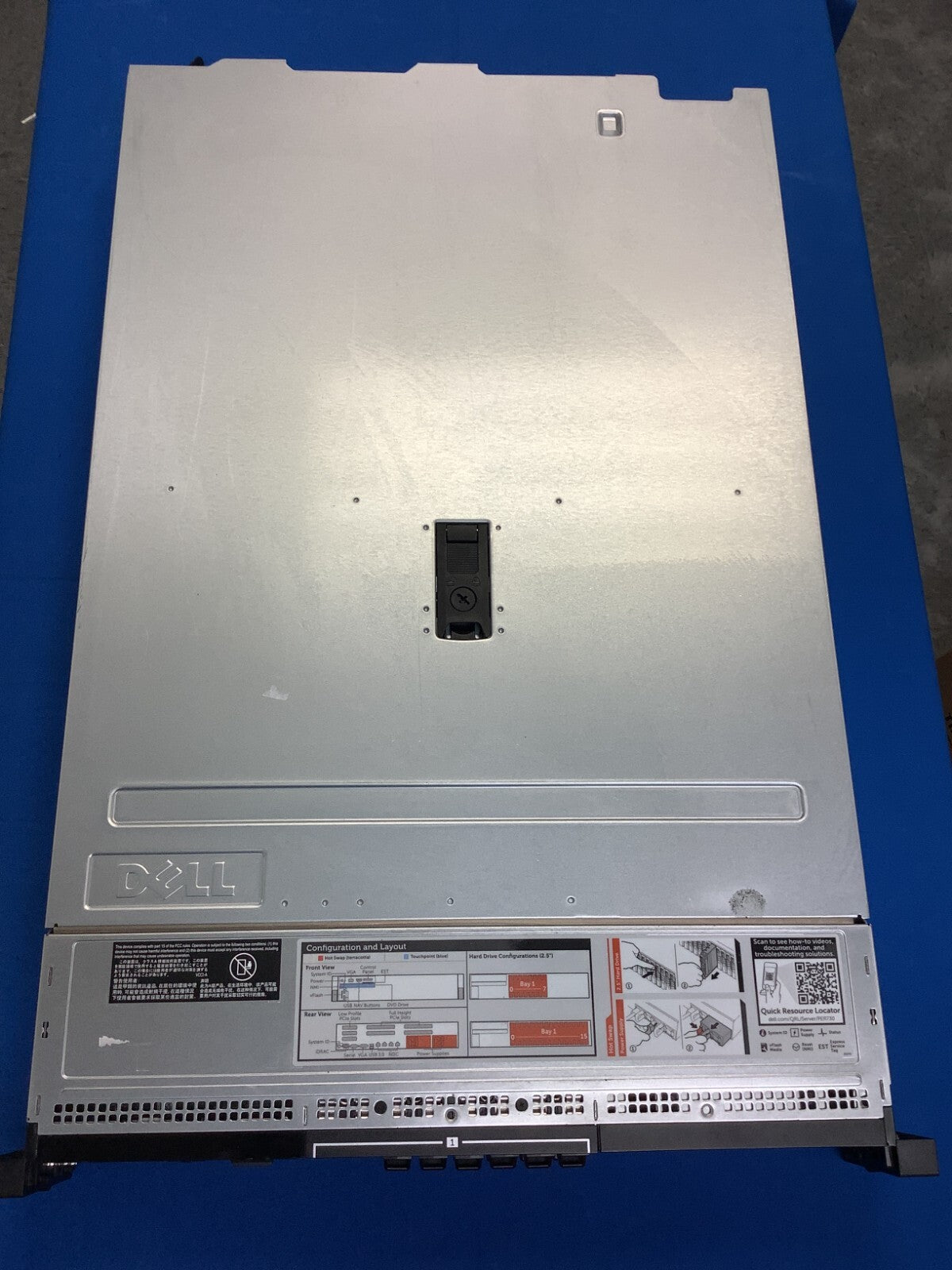 Dell PowerEdge R730 8 Bay 0599V5 SFF 2.5" 2U Server 1100W PSU heatsink
