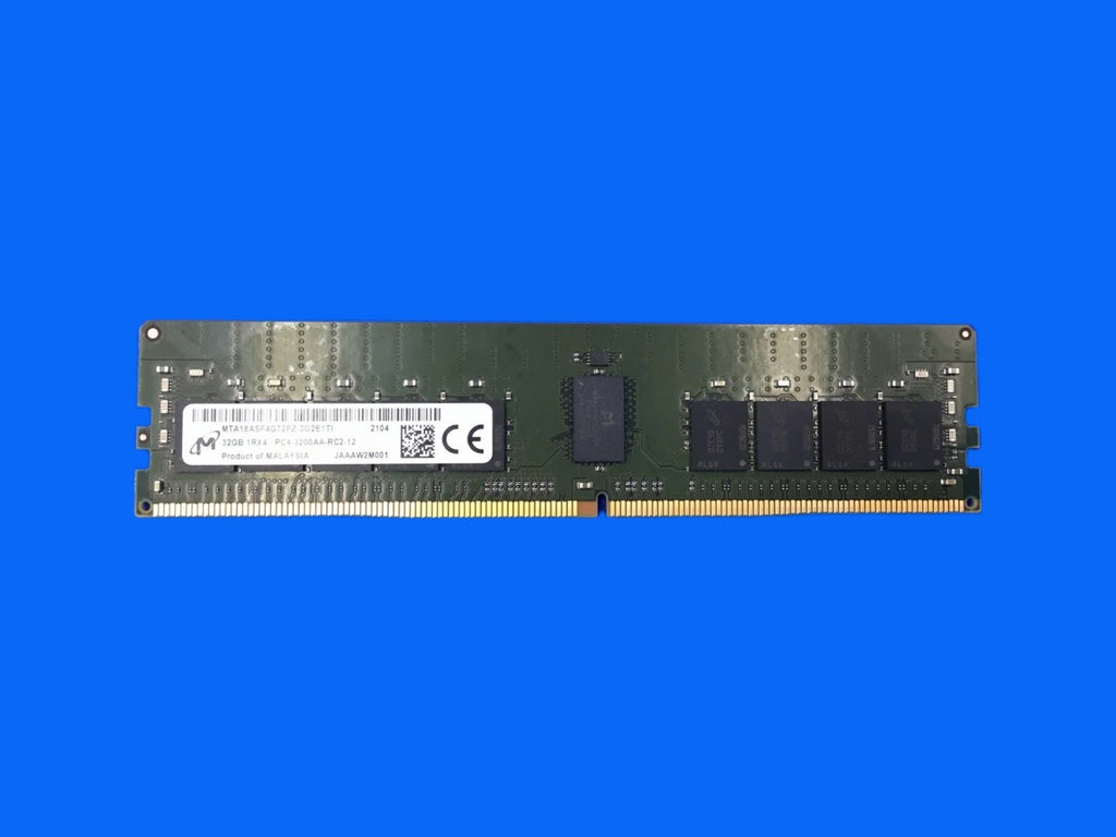 MICRON MTA18ASF4G72PZ-3G2E1  32GB (1X32GB) 1RX4 PC4-3200AA MEMORY