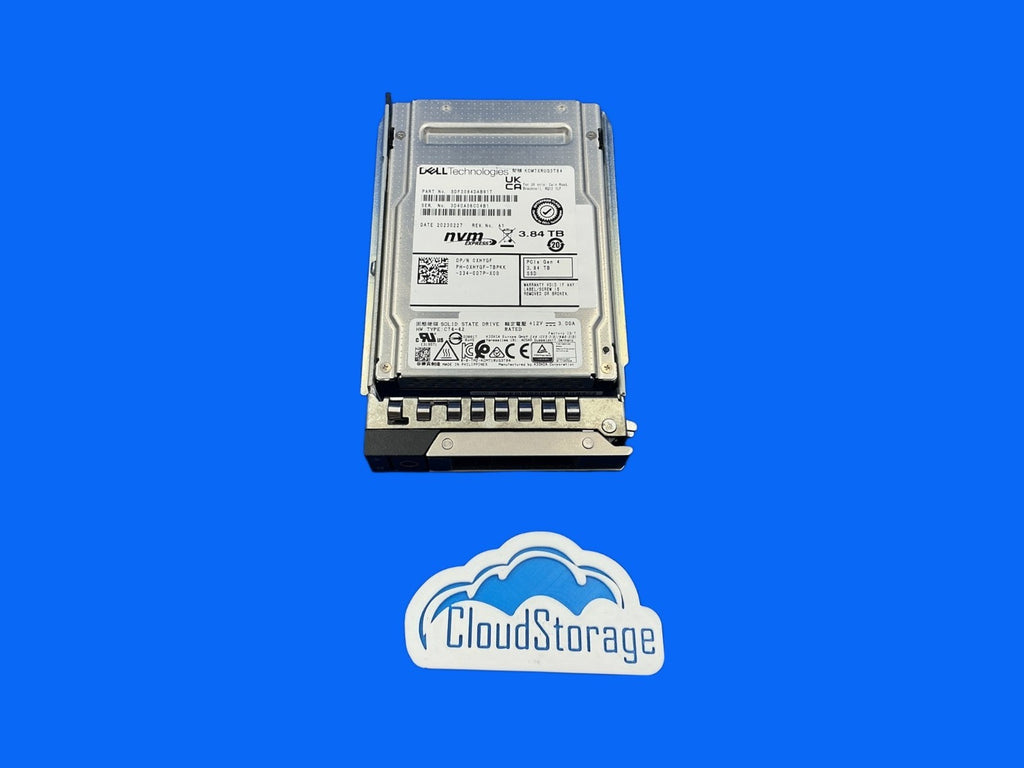 Dell XHYGF 0XHYGF CM7-R 3.84TB PCIe Gen4 NVMe RI 2.5" SSD KCM7XRUG3T84