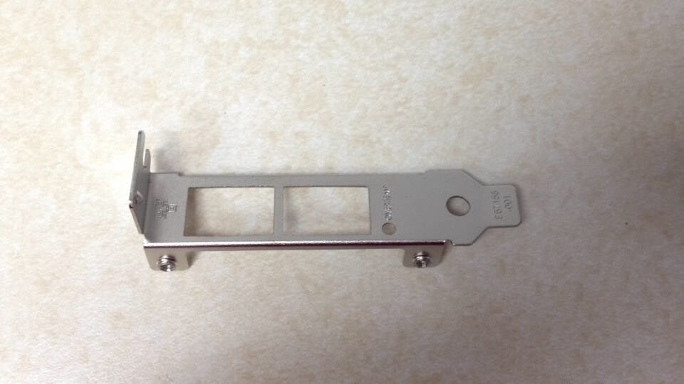 Lot of 2 LOW(SHORT) PROFILE BRACKET FOR X520-T2 E10G42BT JM42W