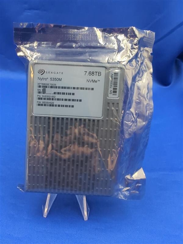 XP7680SE70035 Seagate Nytro 5350M 7.68TB U.3 4.0 NVME SSD New