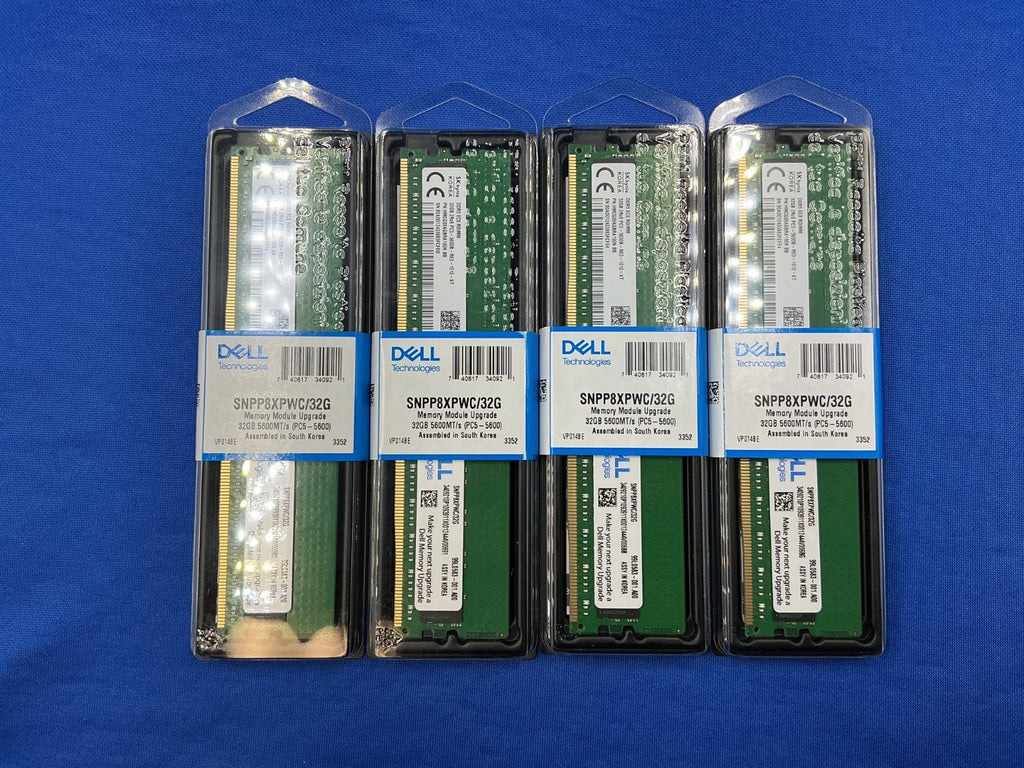 SNPP8XPWC/32G  Dell 32GB (1X32GB) 2Rx8 PC5-5600B RDIMM MEMORY