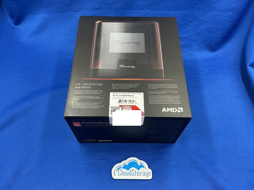 AMD Ryzen Threadripper PRO 5955WX 100-000000447 16-Core 4.0GHz sWRX8 Processor