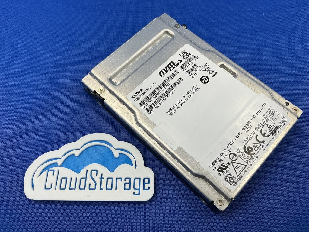 KCM6XRUL15T3 KIOXIA CM6-R 15.36TB NVMe PCIe 4.0 x4 U.3 2.5in SSD SDFHS81GEB02T