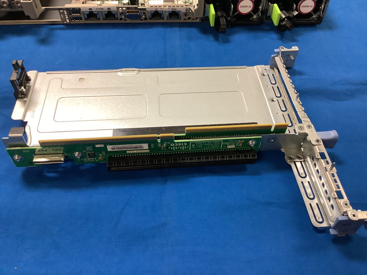 Cisco UCSC-C220-M5SX 10-Bay Barebones Server; MOBO# 15015-1, 2x1600W PSU, Cables