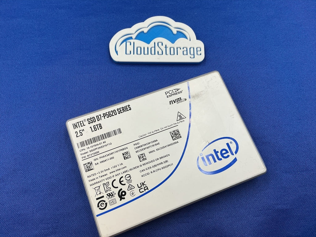 SSDPF2KE016T1O Intel Solidigm D7-P5620 1.6TB 2.5' U.2 NVMe PCIe 4.0 SSD New Pull