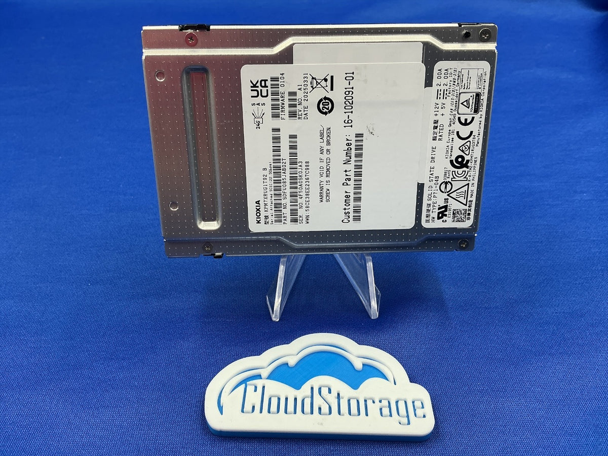 KPM7XRUG1T92 KIOXIA PM7-R 1.92TB SAS 24Gb/s SIE 2.5" Internal SSD SDFU085JAB02T