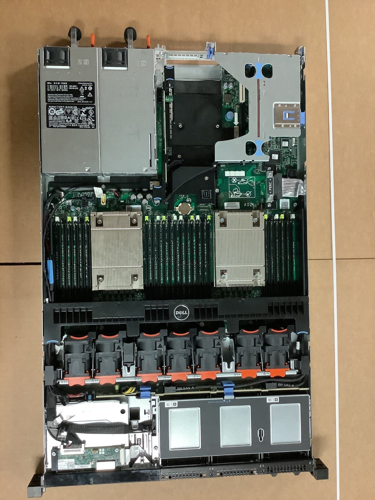 DELL PowerEdge R630 8bay with MOBO 0CNCJW, PCIE board, 2 X750w PSU