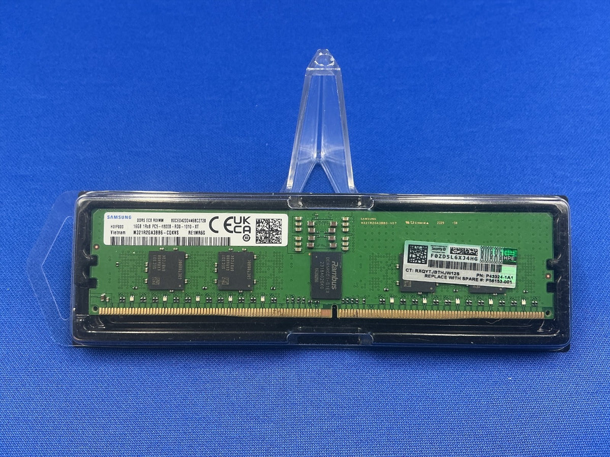 P43324-1A1 HPE 16G (1X16GB) 1RX8 PC5-4800B RDIMM MEMORY P50309-B21