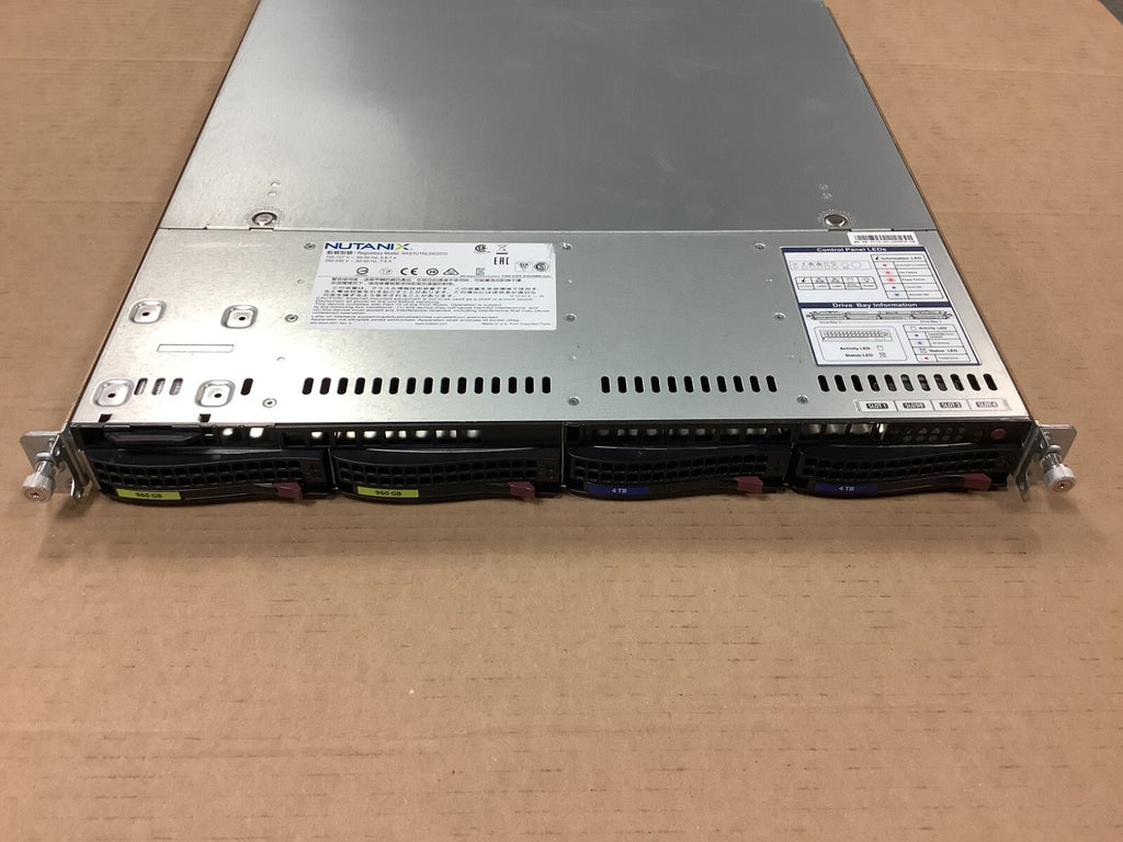 Supermicro CSE-819U With MOBO X10DRU-i+-G5-N, NX-3175-G5 CTO 2 Riser cards 2PSU