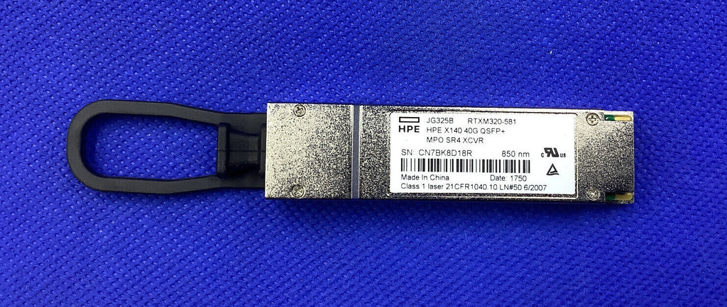 Genuine HPE JG325B X140 40G QSFP+ MPO SR4 Transceiver RTXM320-581