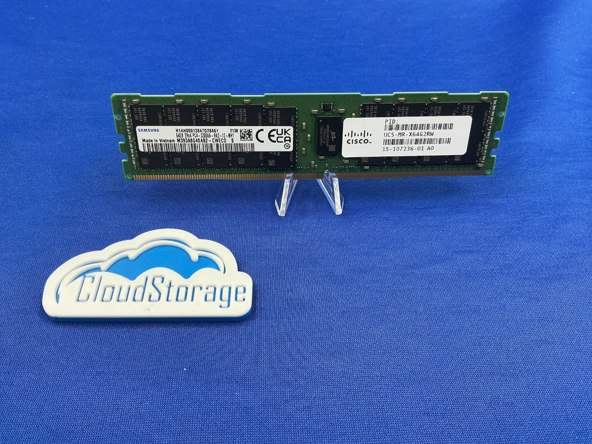 UCS-MR-X64G2RW CISCO 64GB 2RX4 PC4-3200AA SERVER MEMORY 15-107236-01