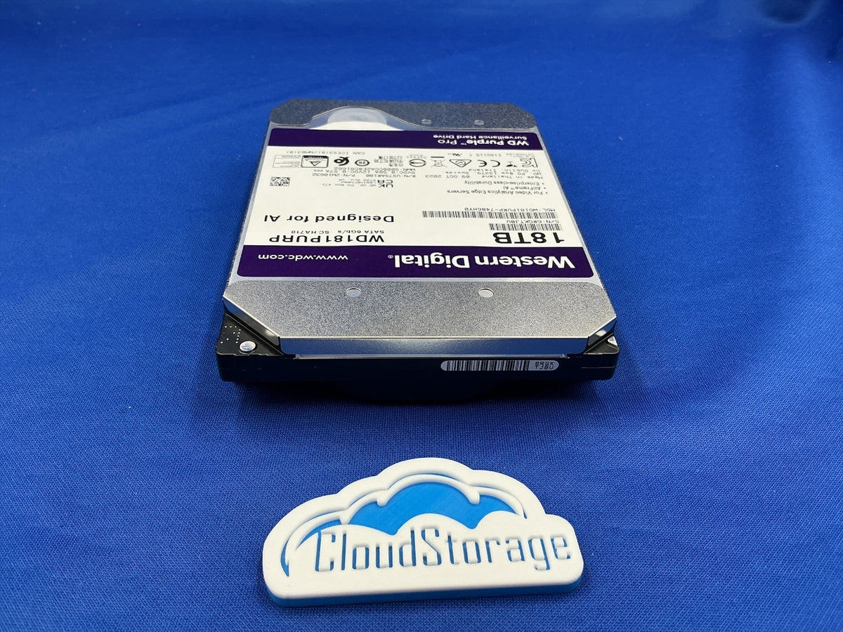 WD181PURP Western Digital Purple Pro 18TB 7200 RPM 512MB Cache SATA 6.0Gb/s 3.5"