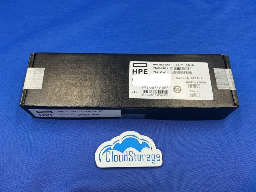 720193-B21 HPE BLADESYSTEM C-CLASS QSFP+ TO SFP+ ADAPTER