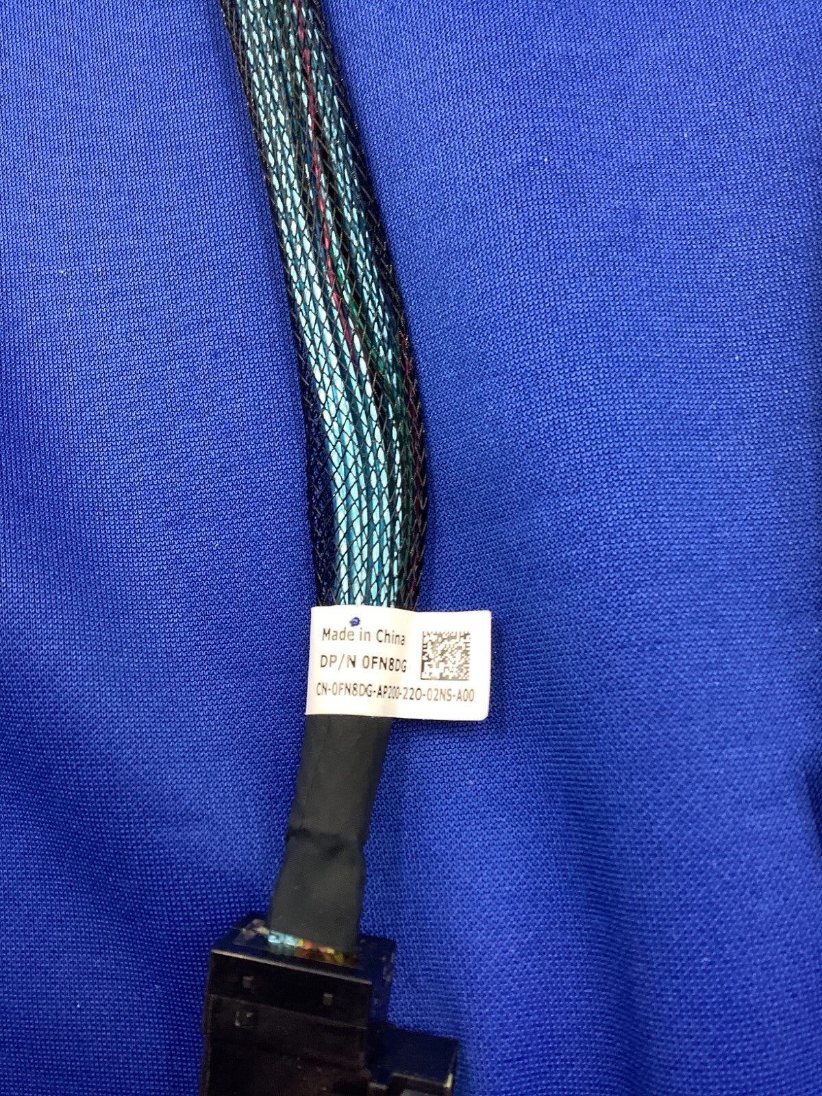 FN8DG Dell PowerEdge R740xd PERC H750 H350 SAS Cable SFF-8654 to Dual SFF-8643